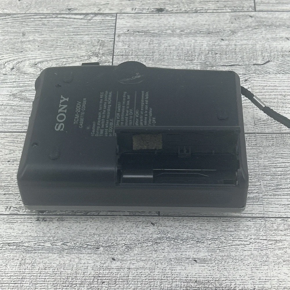 Sony TCM-20DV Clear Voice VOR Cassette‎ Voice Tape Recorder Speaker Tested Works